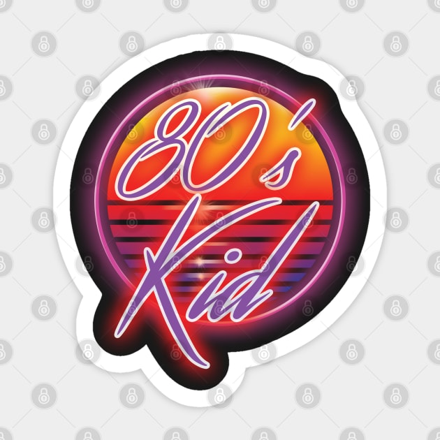 80's Kid Sticker by Elijah101